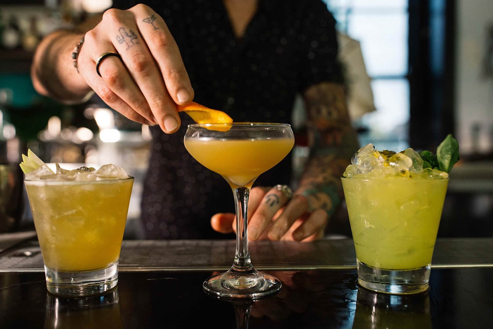 Cocktails at The Orient Hotel